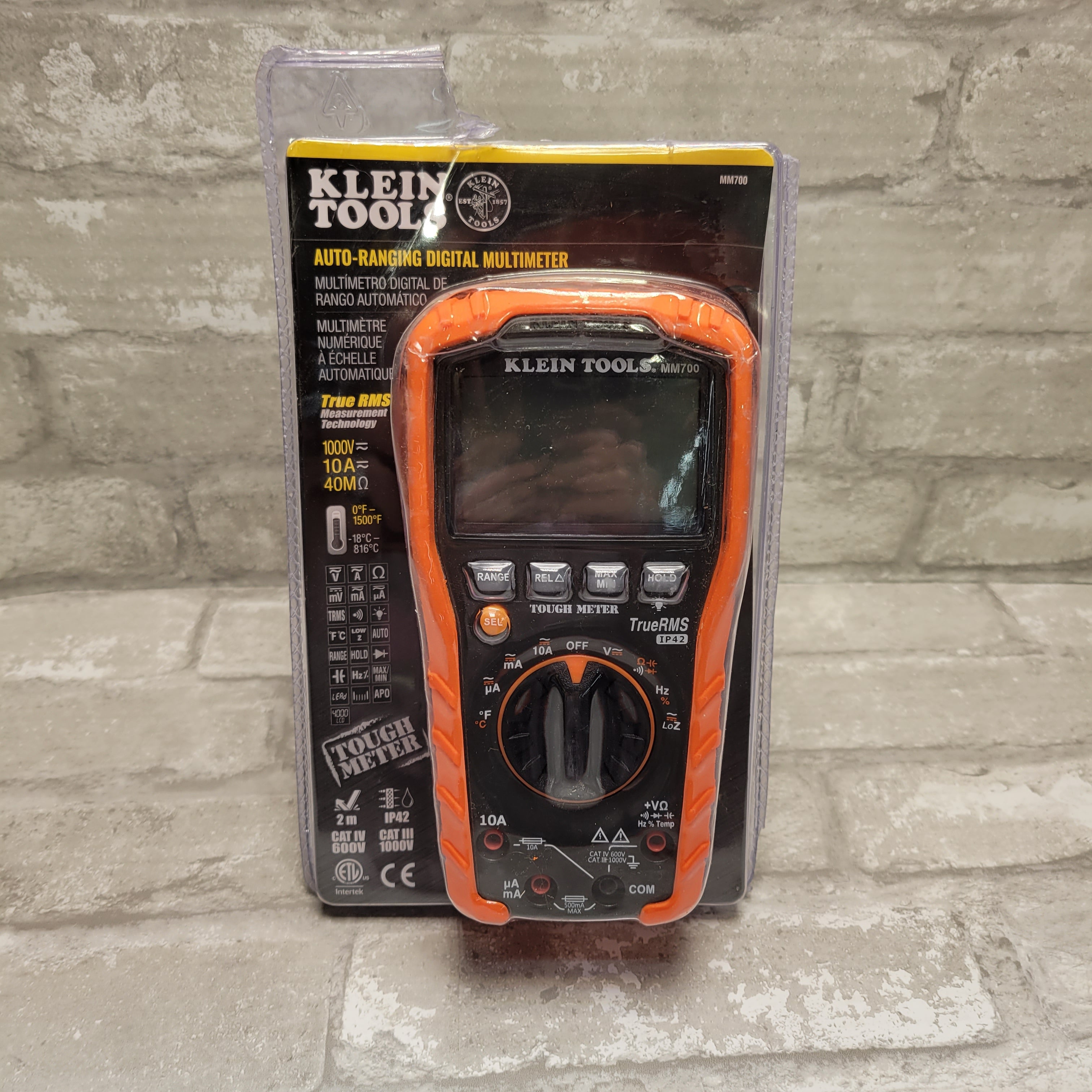 Klein Tools MM700 1000V Auto Ranging Digital Multimeter (7942015811822)